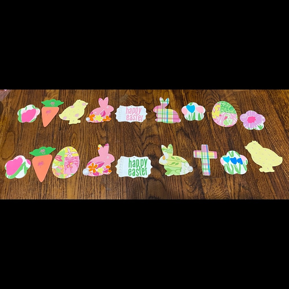 Lilly Pulitzer Easter banners